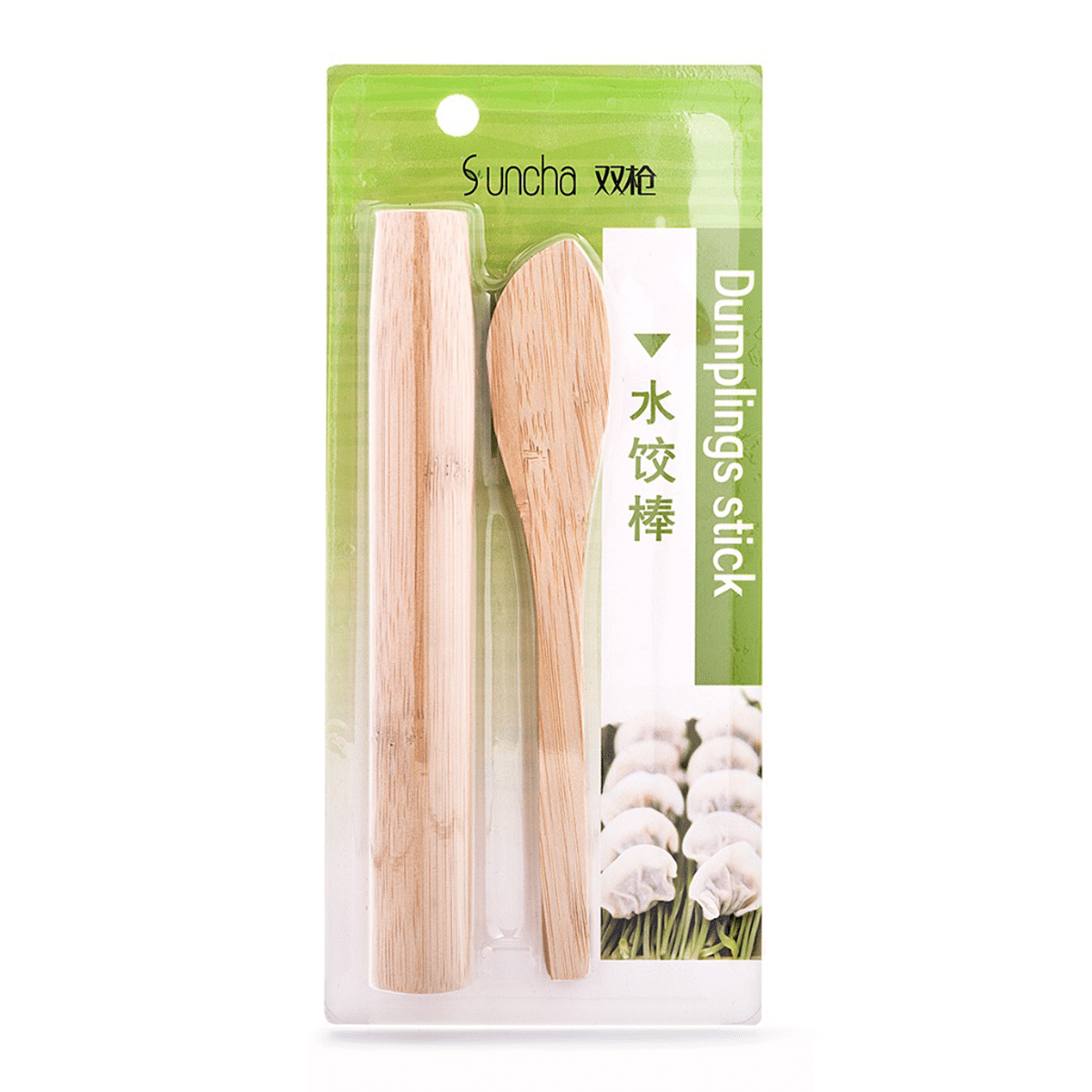 Suncha Dumpling Making Set, Rolling Pin and Spoon 1 count