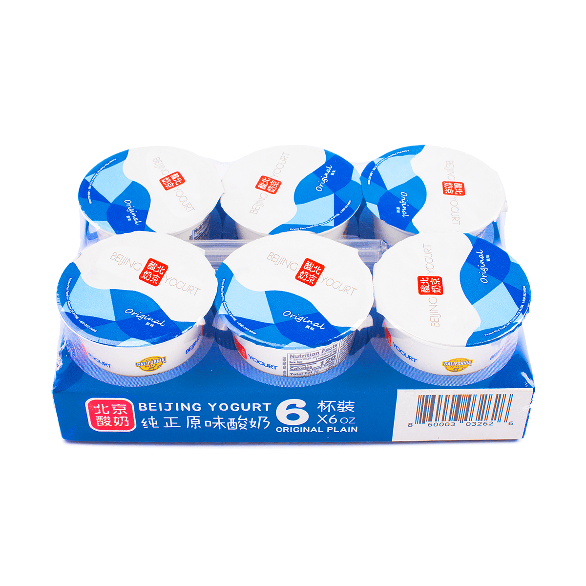 Iogurte de Pequim, Sabor Original 6 copos 6 onça(s)*6 unidade