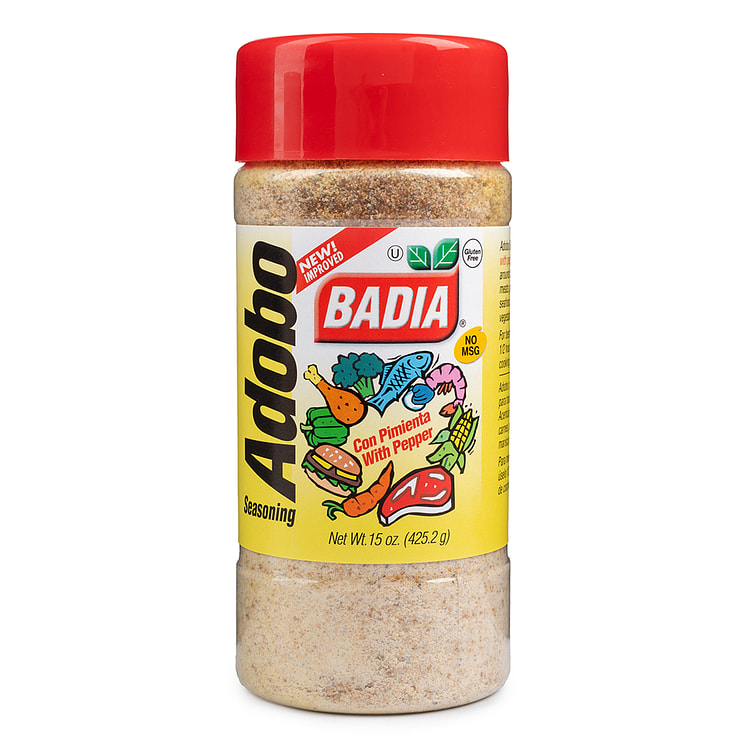Badia Adobo Con Pimienta With Pepper, Seasoning 15 oz