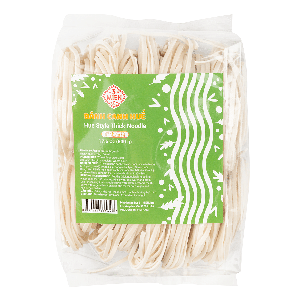 3 Mien Thick Noodles (Hue Style) 500 g