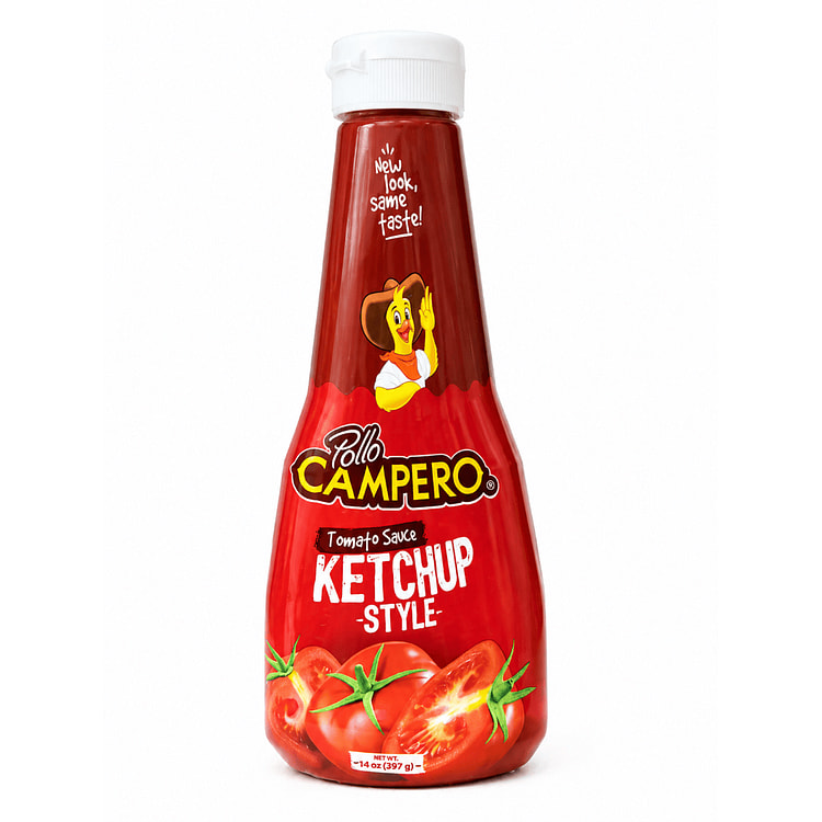 Pollo Campero Tomato Sauce Ketchup Style 14 盎司