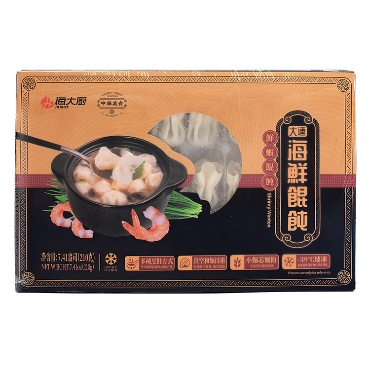 海大厨 鲜虾馄饨 210 克