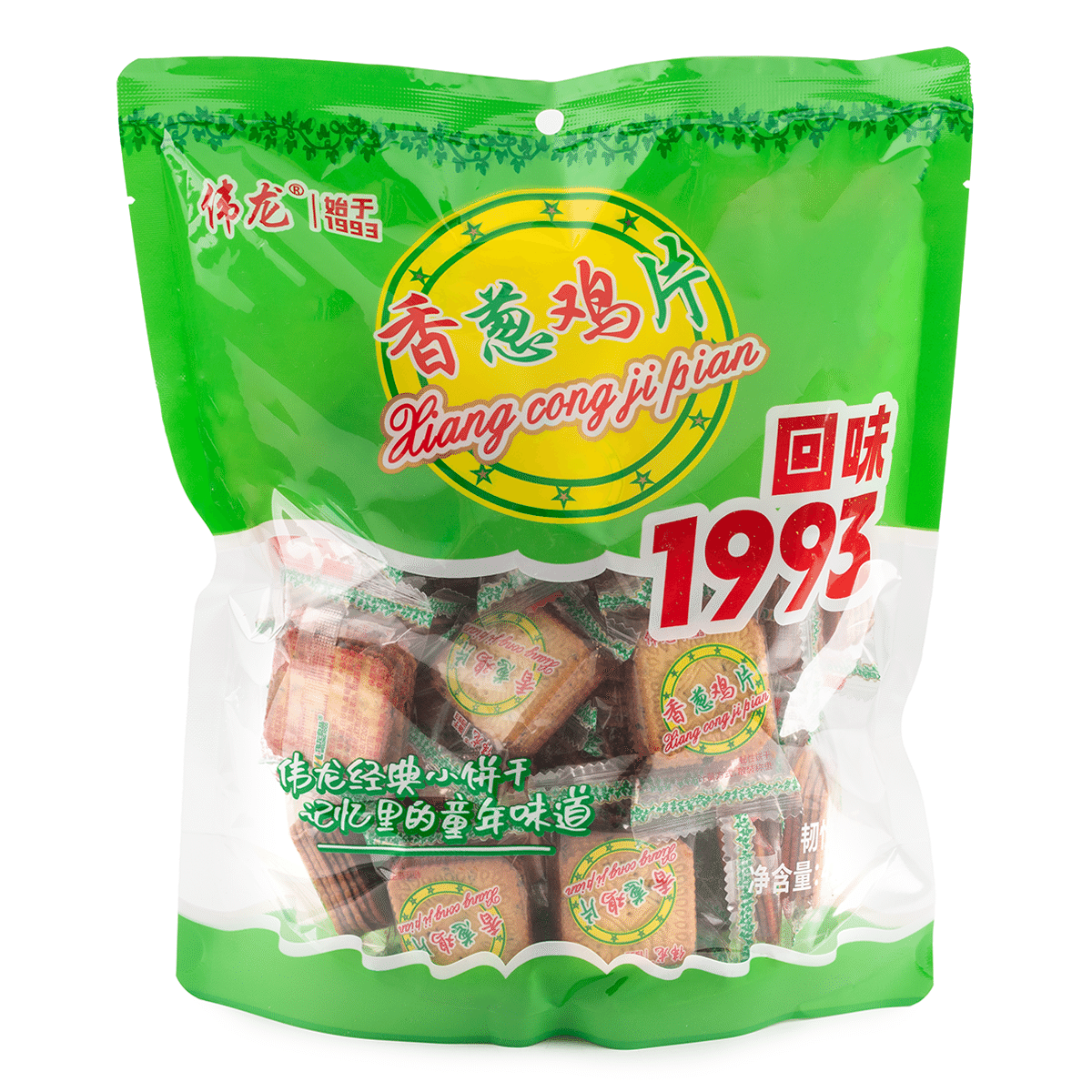 伟龙 香葱鸡片饼干 418 克