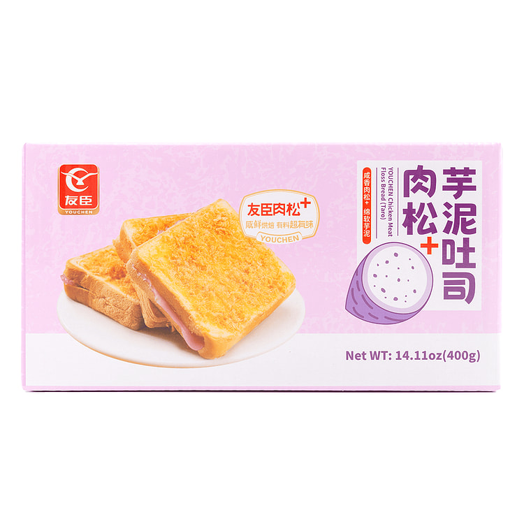 友臣 肉松芋泥面包 400 克