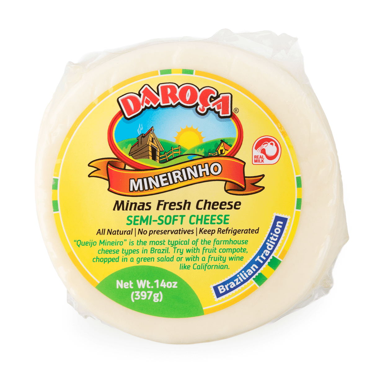 Queijo Semi Soft Mineirinho Da Roça 397 g