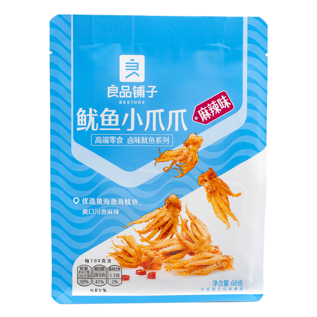 Bestore หนวดปลาหมึก (รสเผ็ด) 60 g