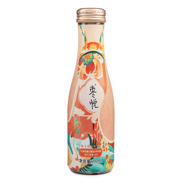 枣悦 红枣桂圆石榴果汁饮料 300 毫升