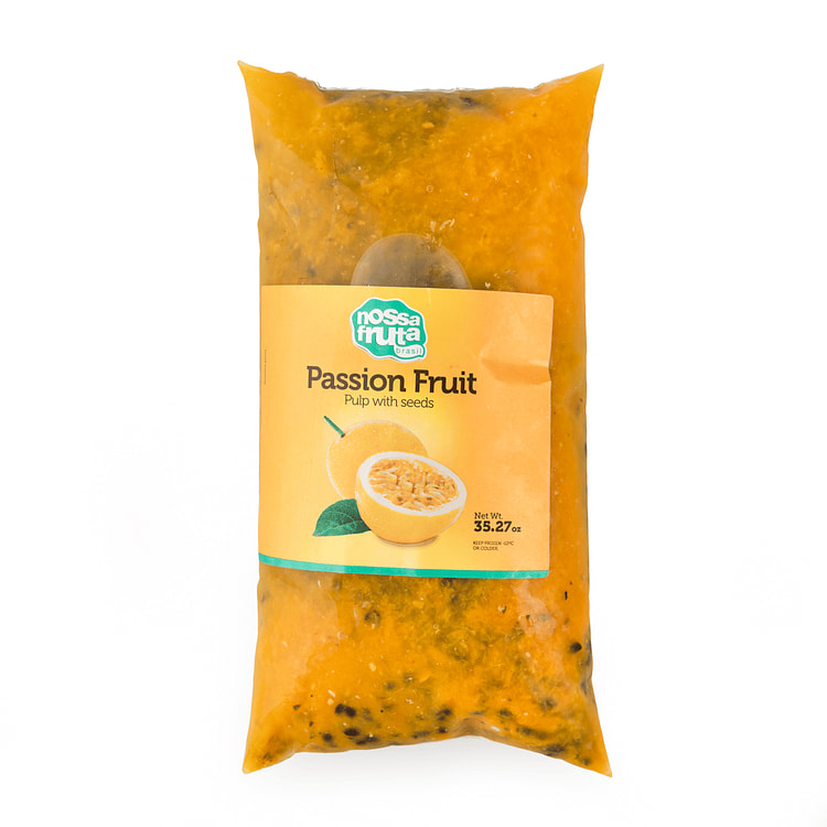 Polpa de Macaracuja com Sementes Nossa Fruta 35.27 oz