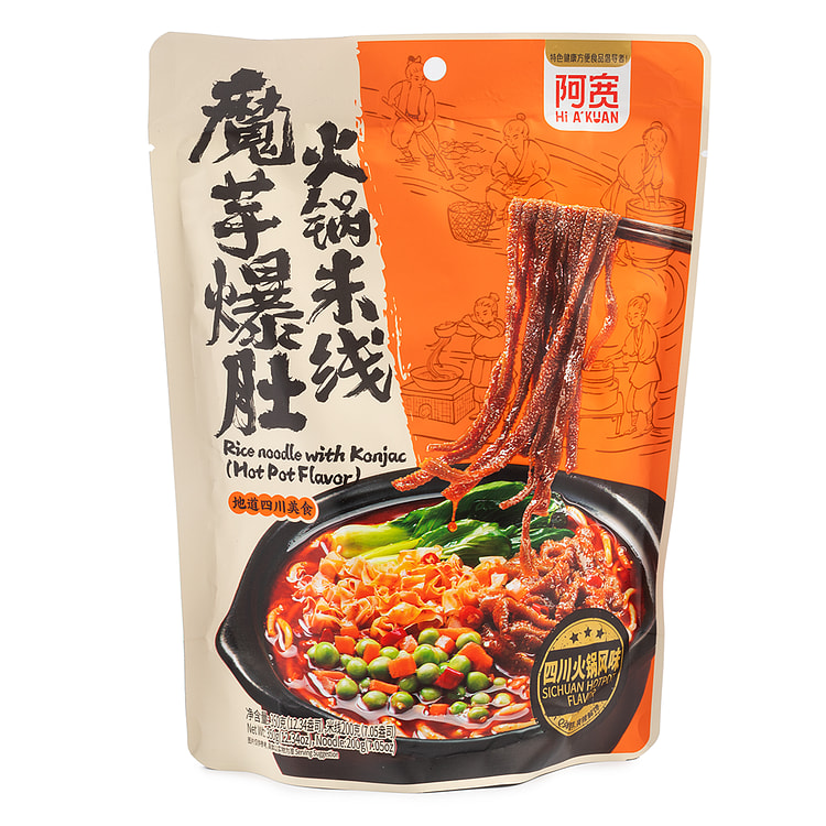 白家 魔芋爆肚火锅米线 350 克