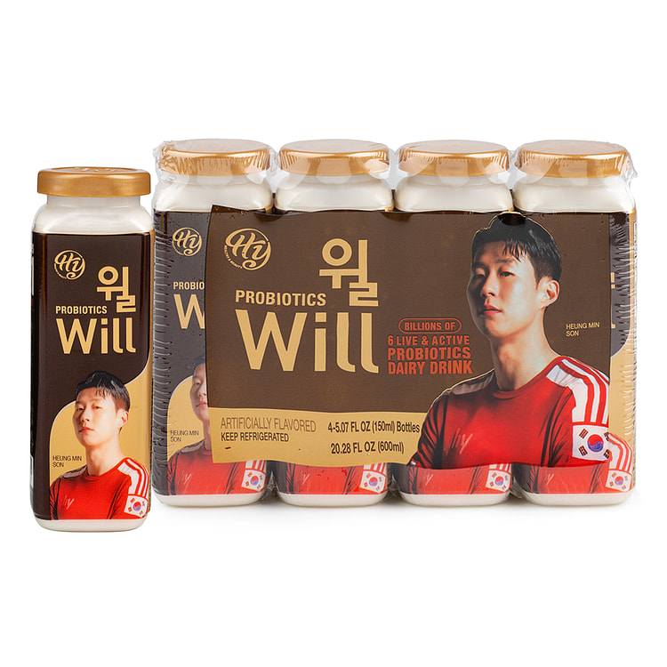 HY WILL 乳酸菌饮料 韩国国民益生菌 4 瓶