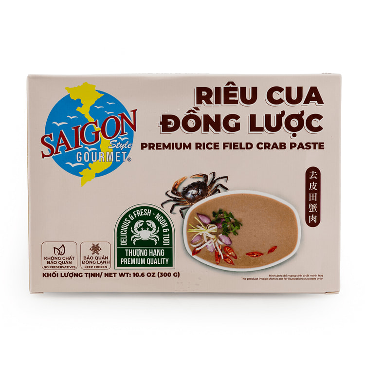 Saigon Gourmet Premium Rice Field Crab Paste, Frozen 10.6 oz