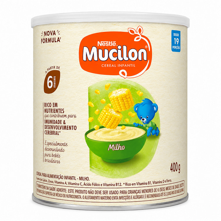 Mucilon Nestlé Sabor Milho 400 g