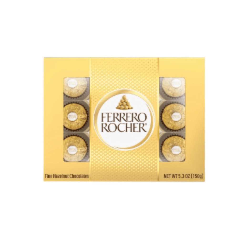 Ferrero Rocher Fine Hazelnut Chocolates 12 count