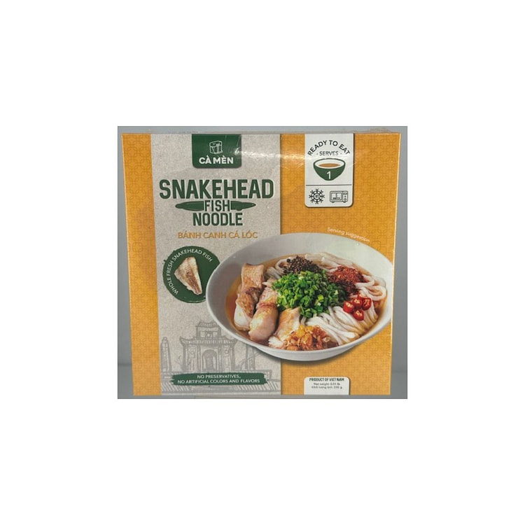 Ca Men Thick Rice Noodle with Snakehead Fish Soup Frozen 8 oz