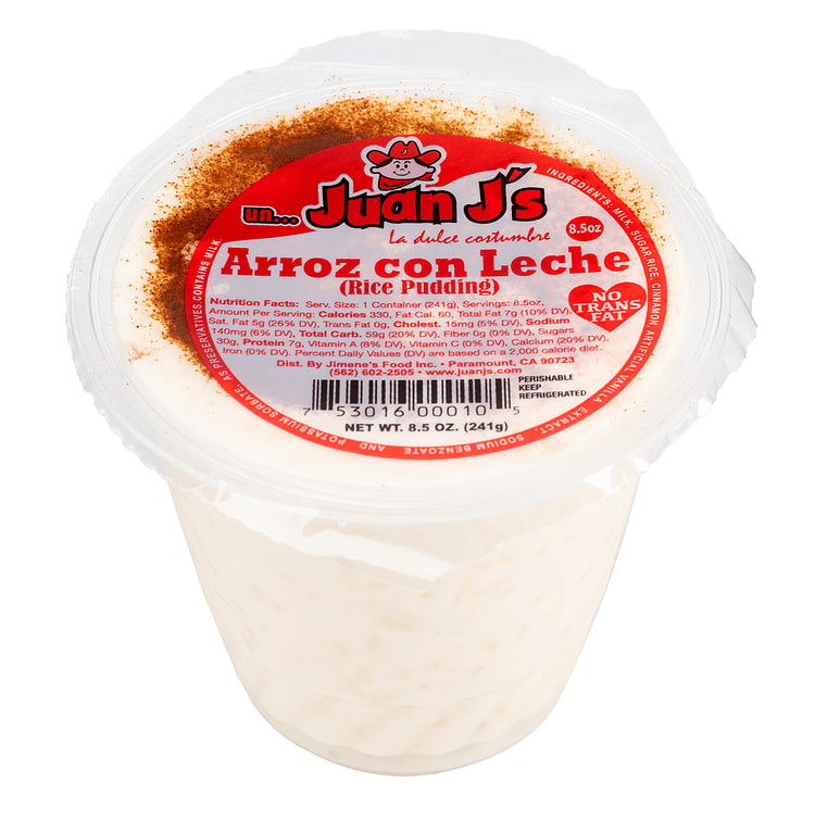 Juan J's arroz con Leche Rice Pudding 8.5 oz