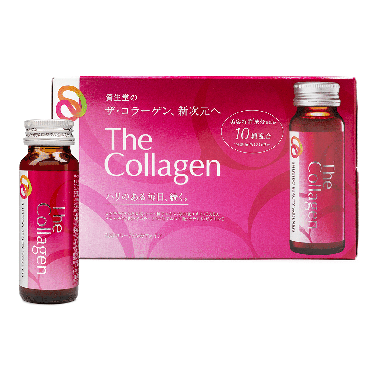 Bebida de Colágeno Shiseido 10 unid. 1 Caixa de