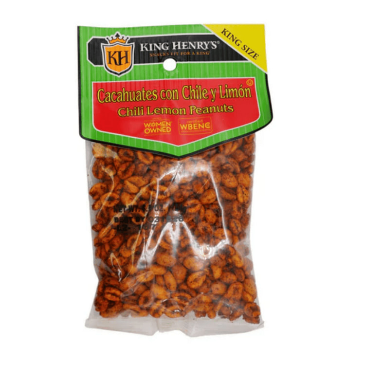 King Henry's Cacahuates con Chile y Limon 6.5 onza(s)