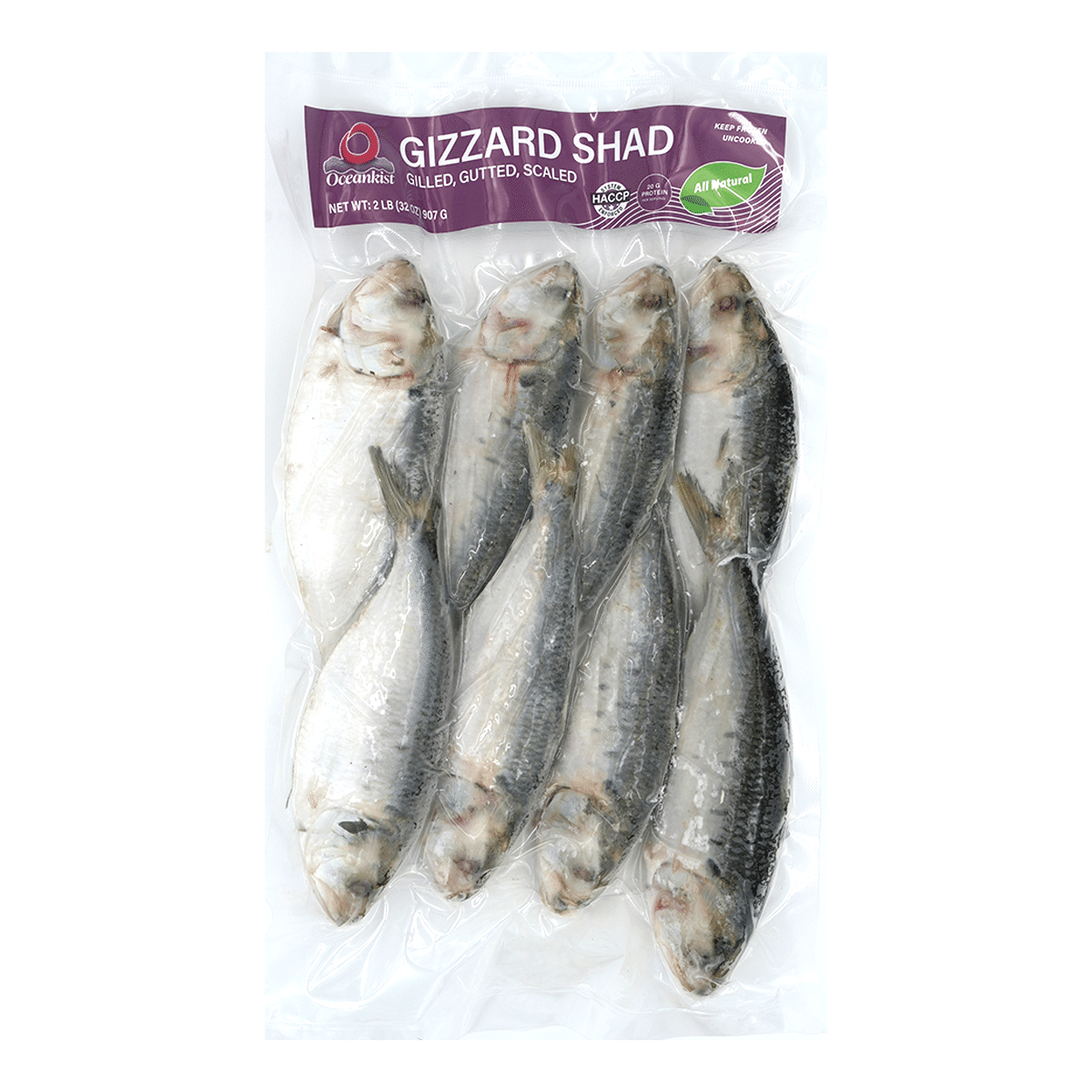 Hilsa (Gizzard Shad) Whole Cleaned, Frozen 2 lb