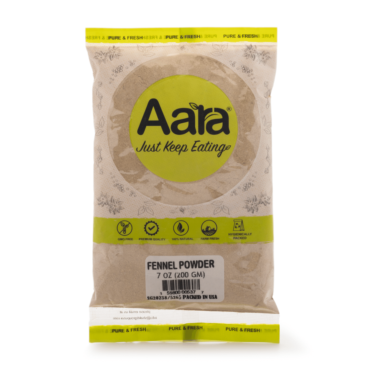 Pó de Funcho (Sounf) Aara 200 g