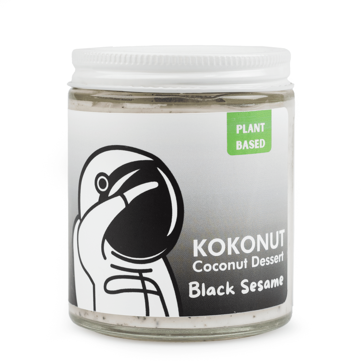 KOKONUT Plant-Based Coconut Pudding Black Sesame Flavor 6 oz