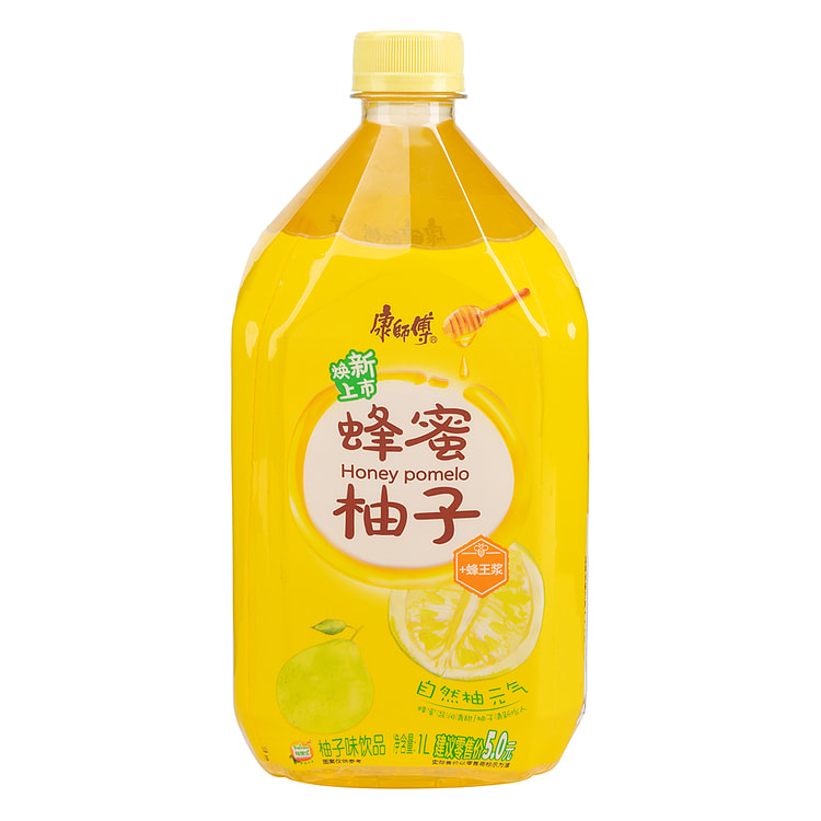 康师傅 蜂蜜柚子茶 大瓶装 1000 毫升