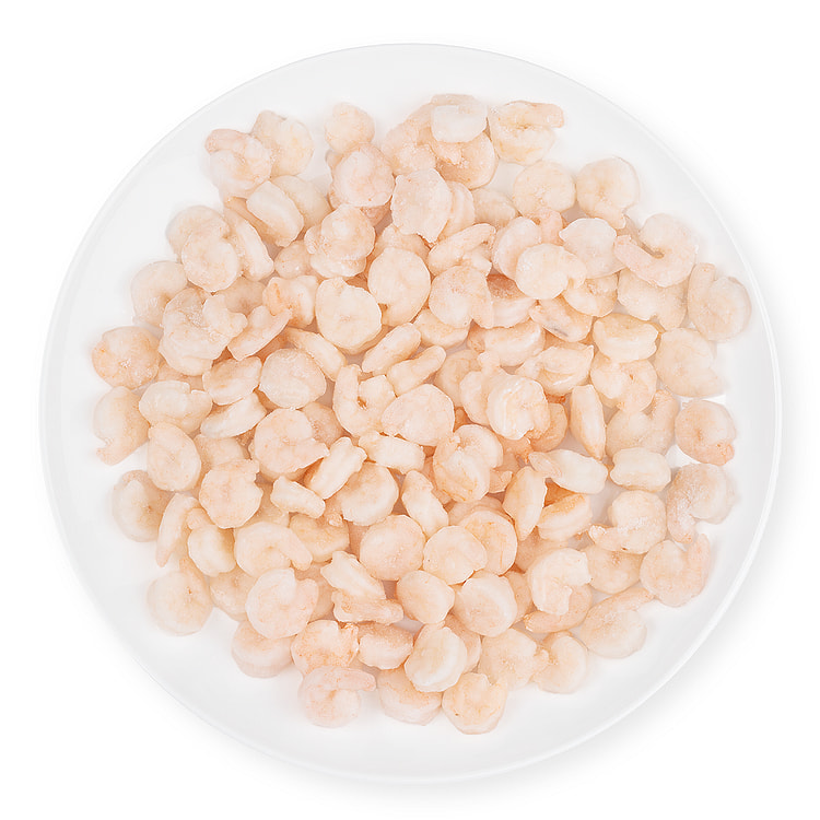 Cooked White Salad Shrimp 100-200ct 12 oz