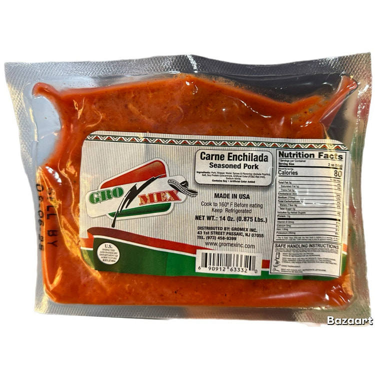 Gromex Carne Enchilada Seasoned Pork 14 oz