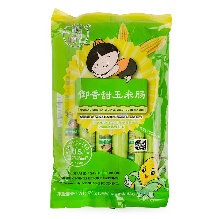 Yushang Chicken Sausage w/ Sweet Corn 340 g