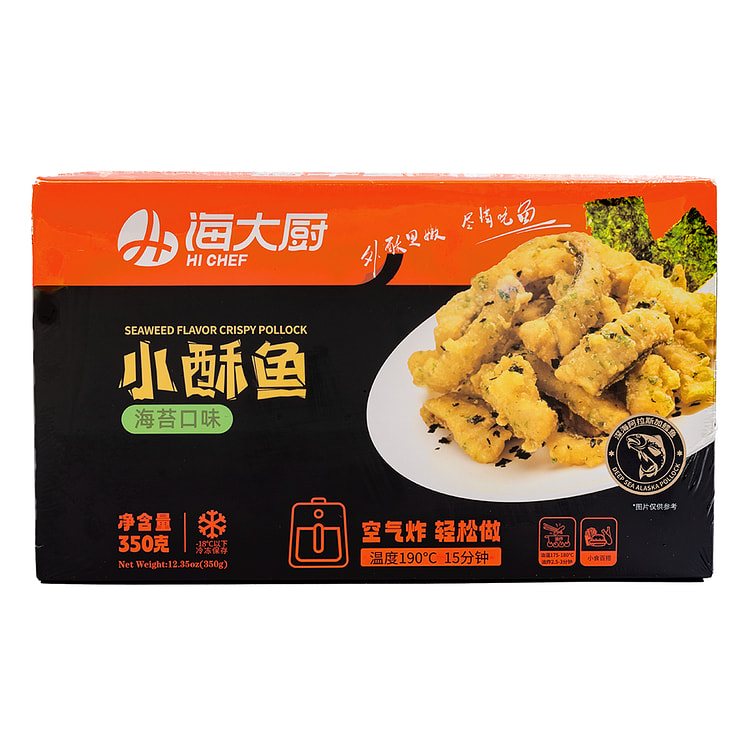 海大厨小酥鱼 海苔 350 克