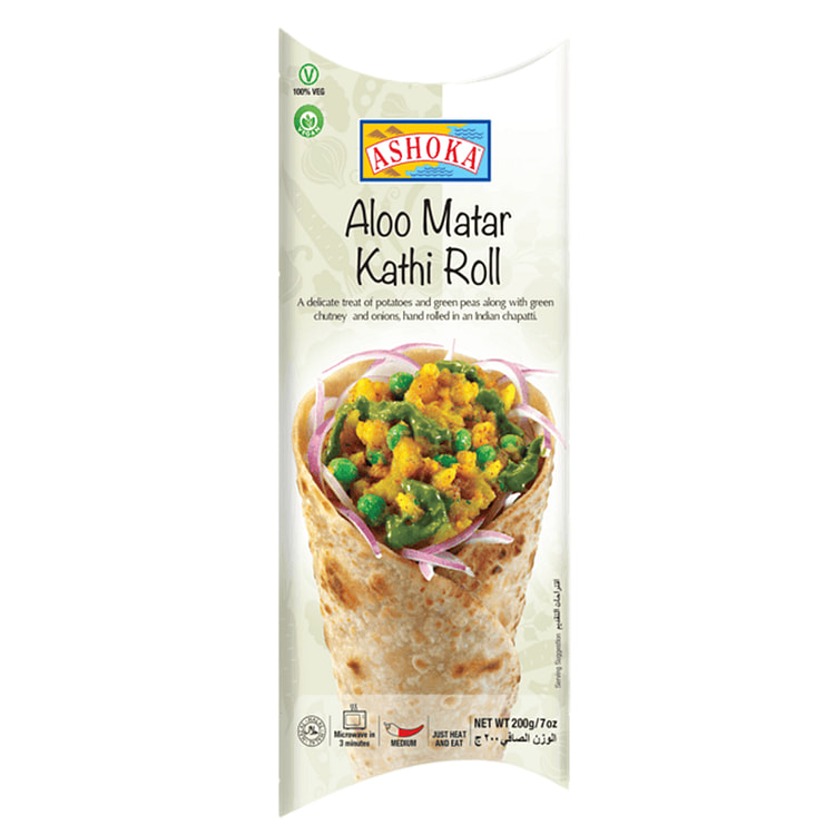 Ashoka Kathi Roll - Aloo Mattar 200gms 200 g