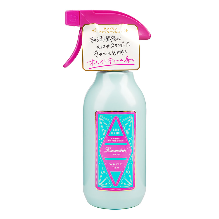 日本LAUNDRIN' 衣服除味喷雾 织物香氛喷雾 除臭剂芳香留香 白茶 370ml 1 个