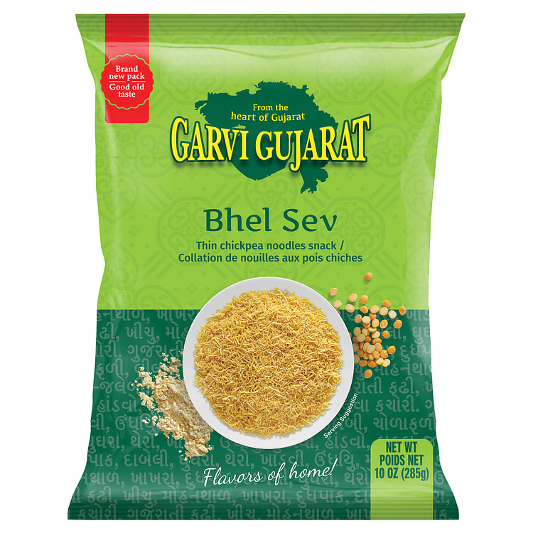 Garvi Gujarat Bhel Sev (Thin Chickpea Noodle Snack) 285 g