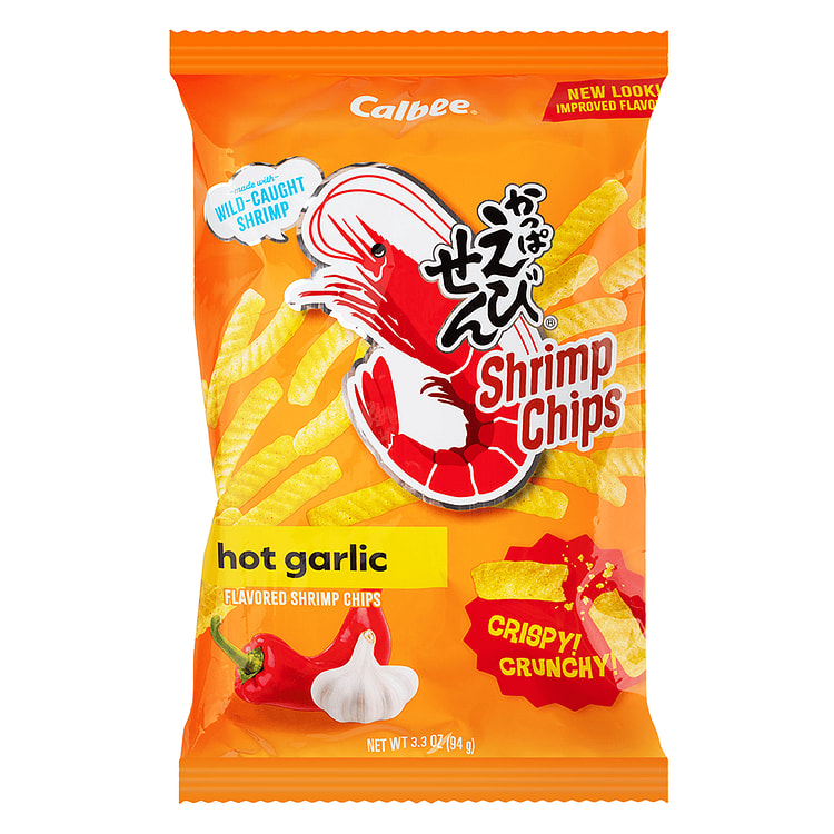 Calbee Shrimp Chips Hot Garlic