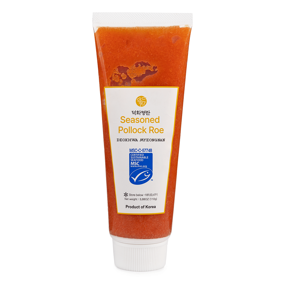 JEJU Seasoned Pollock Roe, Frozen 110 g