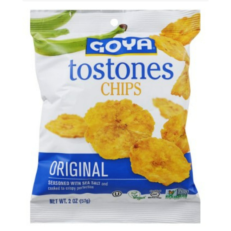 Goya Tostones Chips Original Clip Strip 2 oz