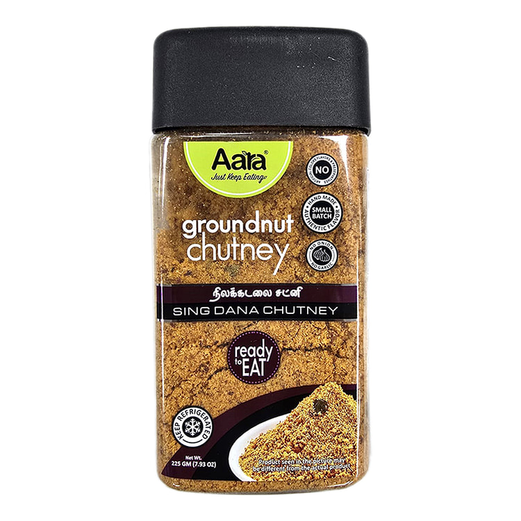 Aara Singdana Chutney ( Groundnut Chutney) 225 g
