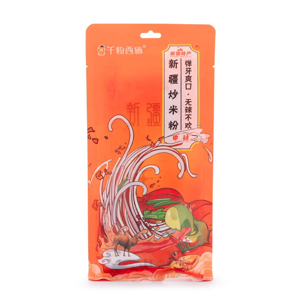 Qianfenxishi Fried Rice Noodles, Spicy Flavor 250 g*40 pack