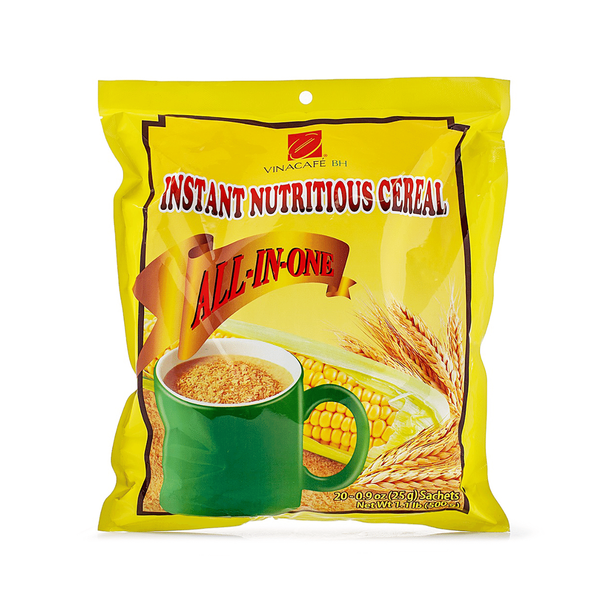 Vina Cafe Brand Instant Nutritious Cereal Bag 20 Sachets 1.1 lb*14 pack