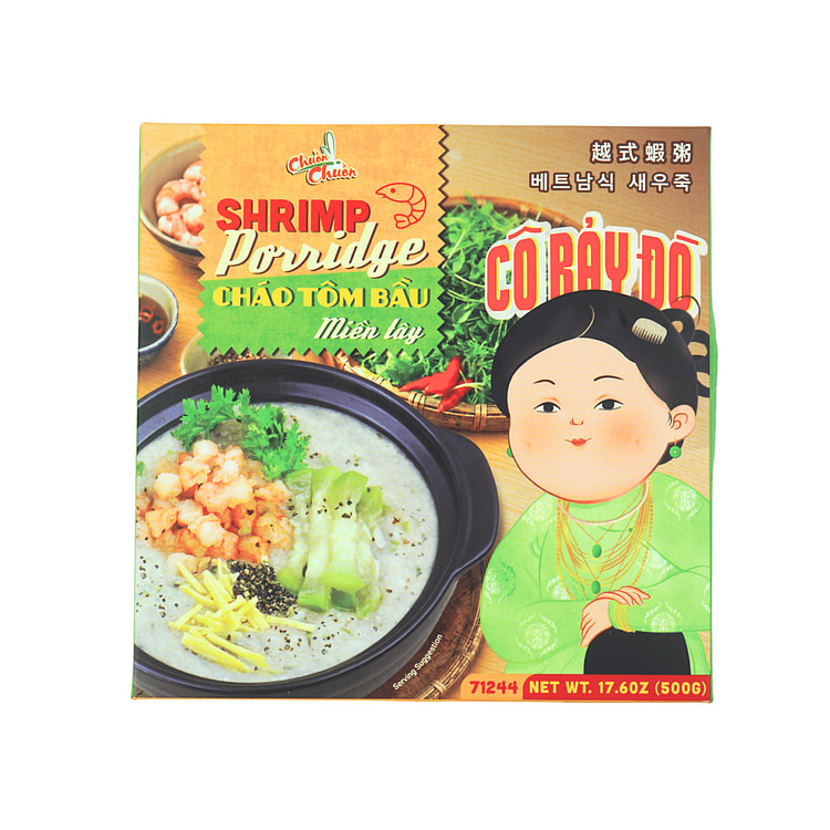 Dragonfly Shrimp Porridge with Bottle Gourd, Frozen 500 g