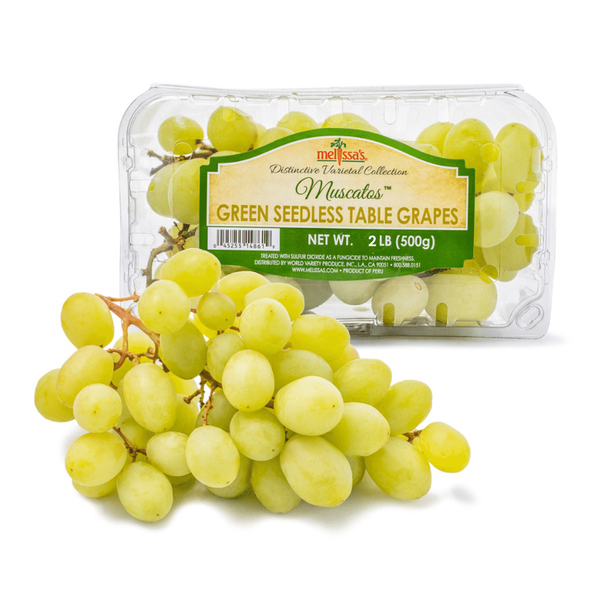 Uvas Moscato Verdes 2 lb