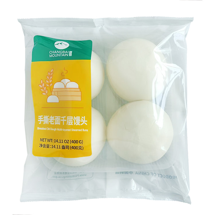 长白山 手撕老面千层馒头 400 克