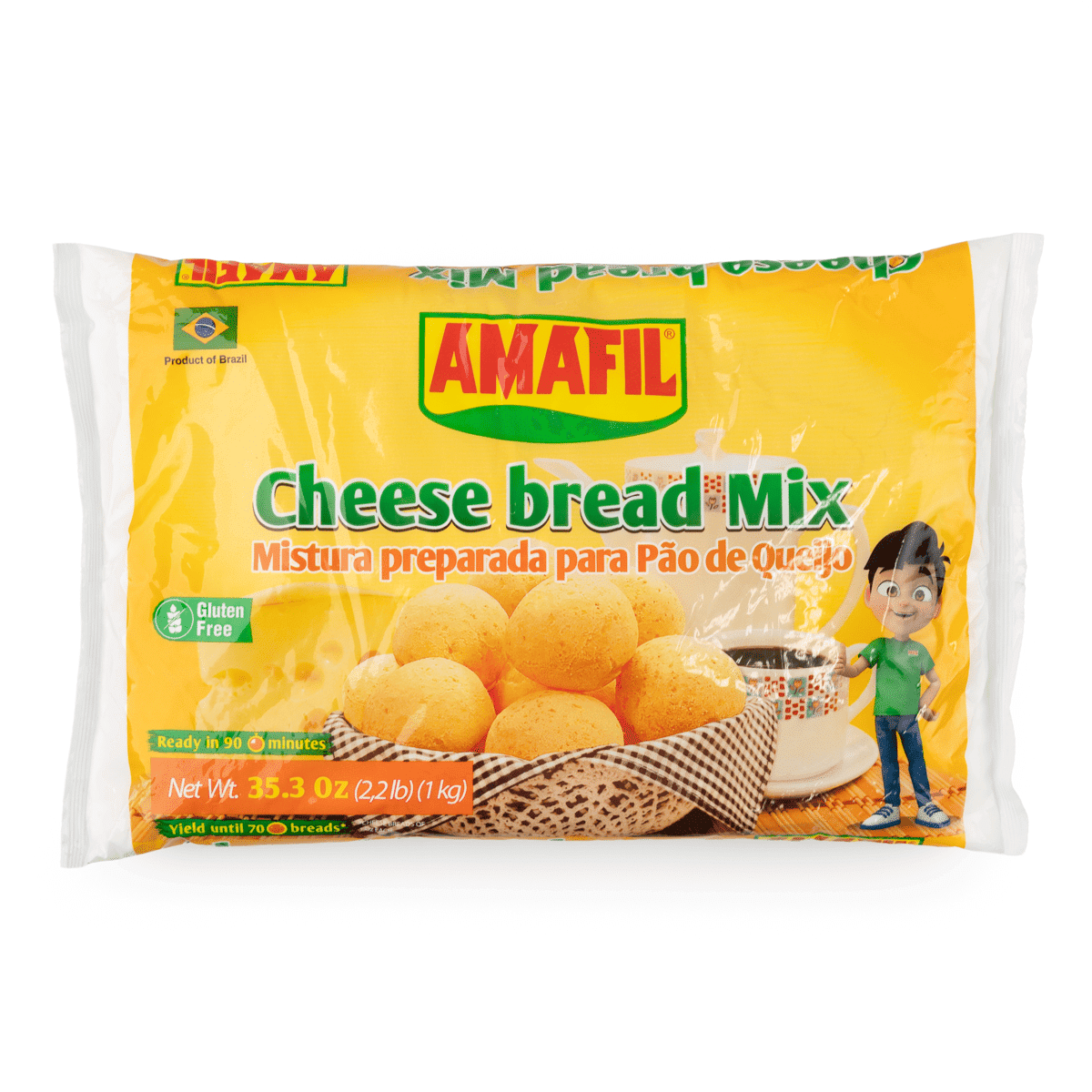 Amafil Brazilian Cheese Bread Mix 1kg 35.3 oz