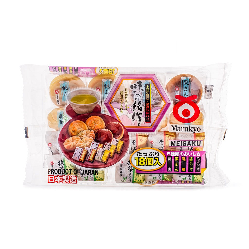 Marukyo 什锦和果子 5种口味 18枚入 冷冻 250 克