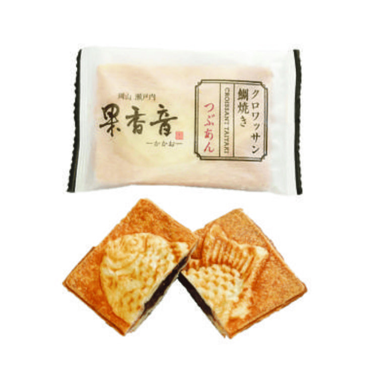 Cacao Croissant Taiyaki Tsubuan Red Bean 2.82 盎司