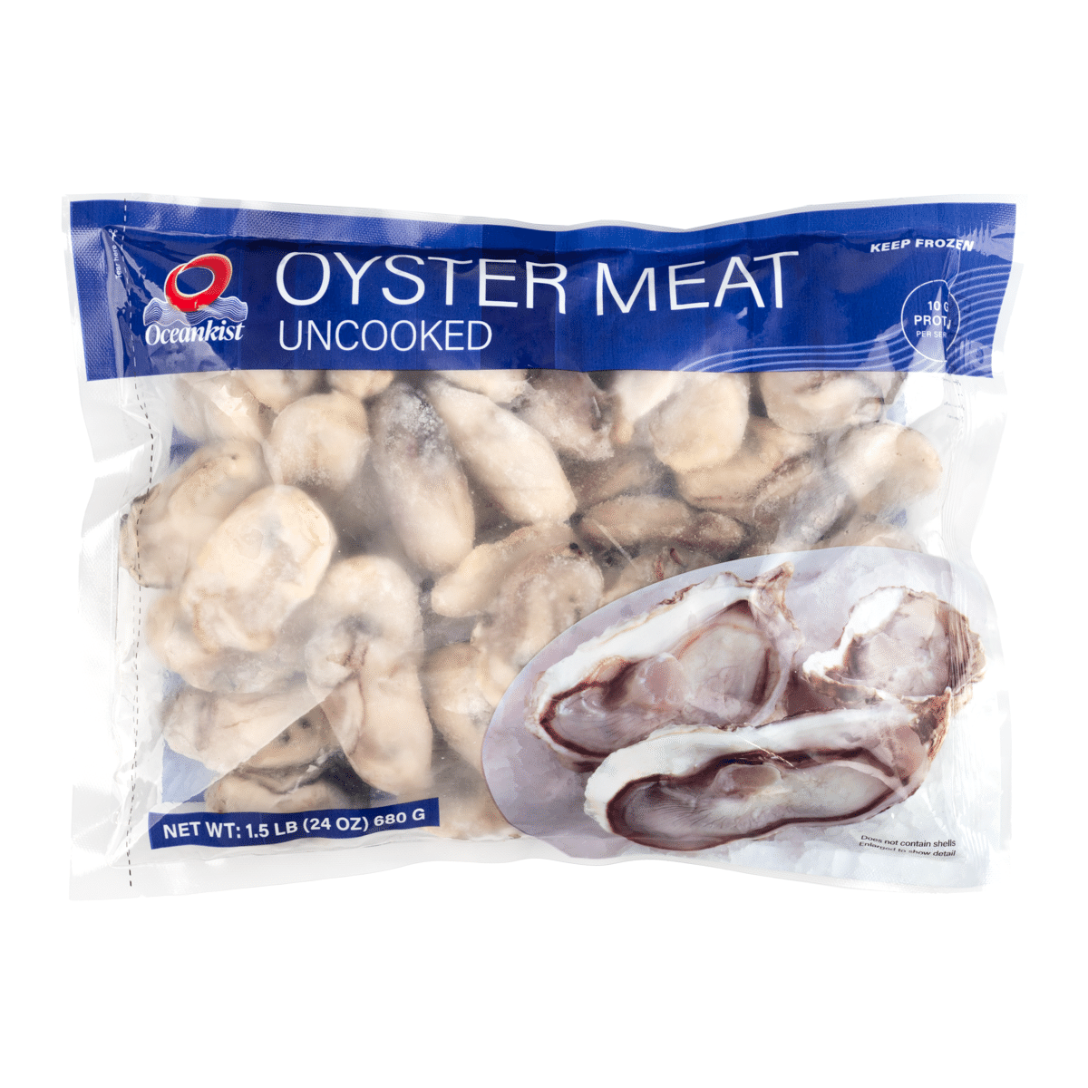 Oceankist 大号韩国牡蛎肉 冷冻 1.5 磅