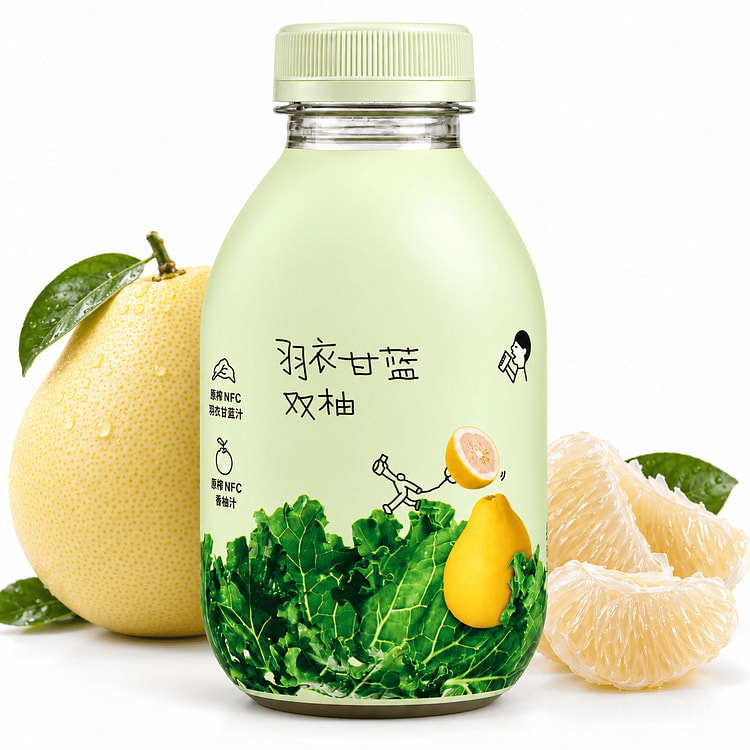 HEYTEA Pomelo & Kale Flavored Drink 350 ml