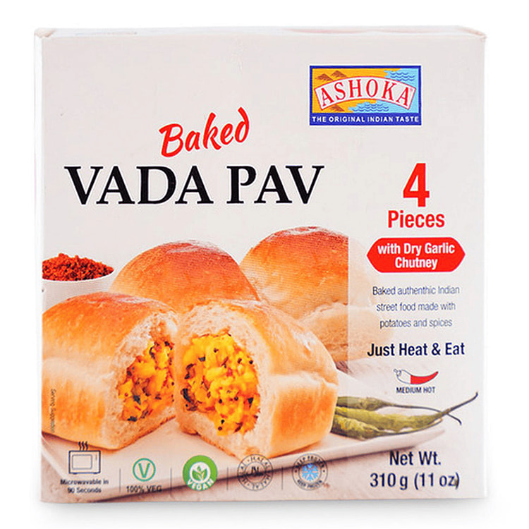 Ashoka, Baked Vada Pav 4 Piece 11oz 310 g