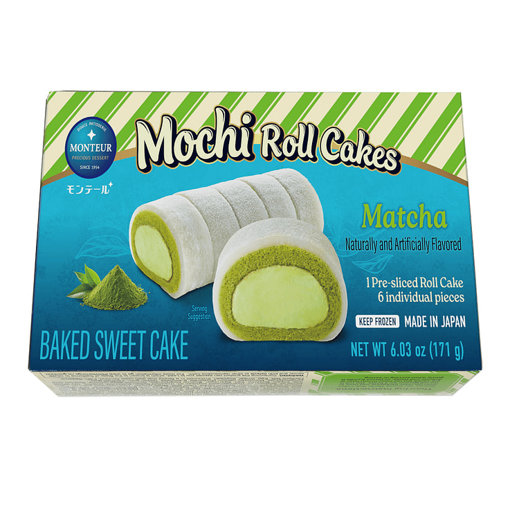 Monteur 麻糬蛋糕卷 抹茶味 6.03 盎司