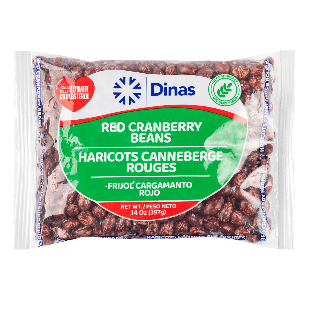 Dinas Red Feijão Cranberry 397 g