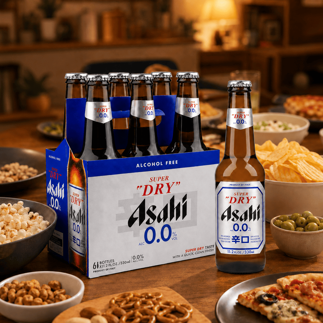 Get Asahi Super Dry Beer No Alcohol 11.2 fl.oz*6 bottles Delivered